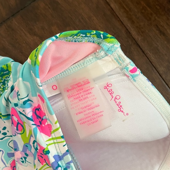 Lilly Pulitzer Carmen Ruffled Tankini Top Size 0 - Picture 4 of 5